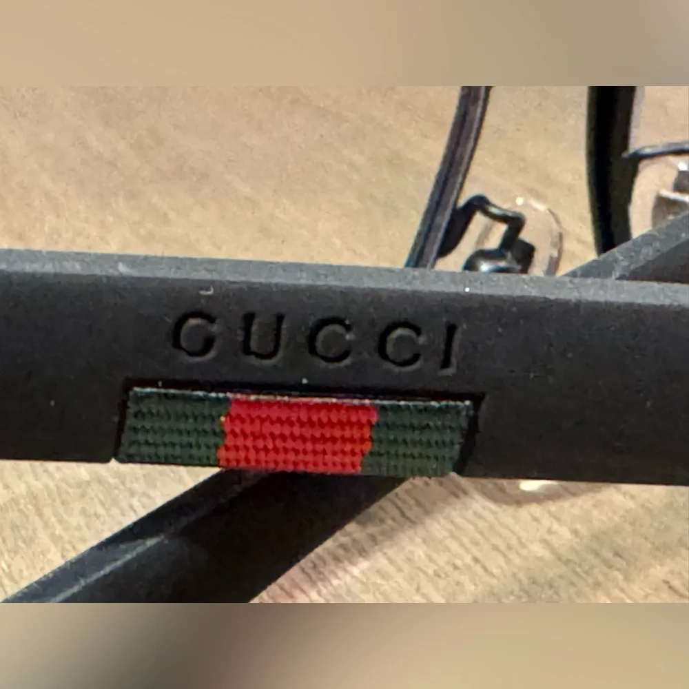 Gucci Men Urban GG00130 Black Prescription Eyeglasses with Case and Cloth. - Picture 15 of 16